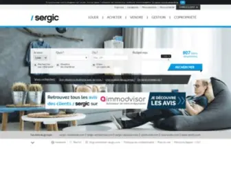 Sergic.com(Immobilier Lille) Screenshot