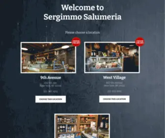 Sergimmo.com(Sergimmo Salumeria) Screenshot