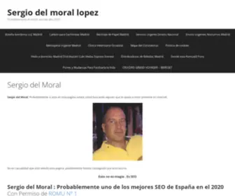 Sergiodelmoral.es(Sergio del Moral) Screenshot