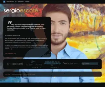 Sergioescote.com(Escoté) Screenshot