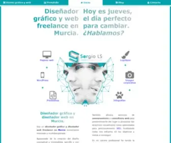 Sergiolopezweb.es(Diseñador Freelance Murcia) Screenshot