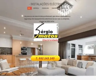 Sergiomatoslda.com(Instalações eléctricas porto) Screenshot