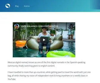 Sergiosa.la(Hello digital nomad) Screenshot