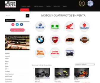 Sergiosierramotos.com(Motos y Cuatrimotos en Venta) Screenshot