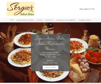 Sergiositalianbistro.com(Italian Restaurant) Screenshot