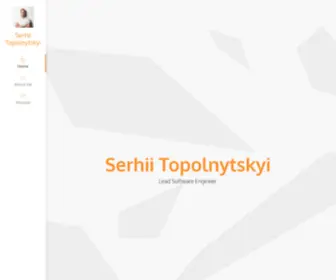 Sergunik.name(Serhii Topolnytskyi) Screenshot