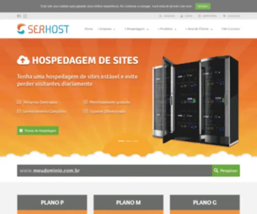 Serhost.com.br(Serhost) Screenshot