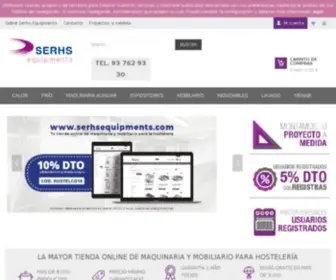 Serhsequipments.com(Maquinaria de hostelería online) Screenshot