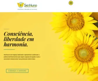 Serhuno.com.br(SerHuno Terapias Integrativas) Screenshot
