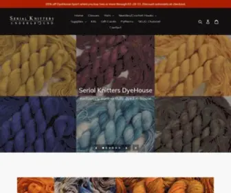 Serialknitters.com(Serial Knitters Yarn Shop) Screenshot