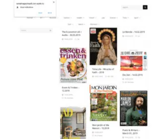 Serialmagazinepdf.com(True PDF magazines digital online from USA) Screenshot