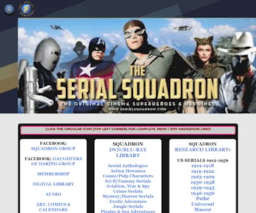 Serialsquadron.com(The Serial Squadron Cinema Cliffhanger Archive) Screenshot