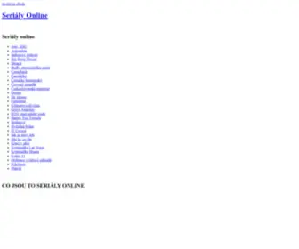 Serialyonline.cz(Seriály) Screenshot