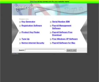Serialz.com(The Leading Serial Site on the Net) Screenshot