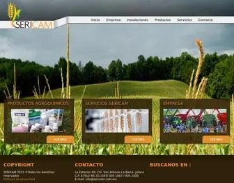 Sericam.com.mx(CAPACITACION AGRICOLA) Screenshot