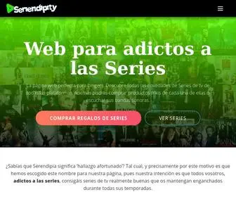 Seriendipity.com(Web para ADICTOS A LAS SERIES) Screenshot