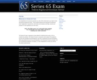 Series65Test.com(Series 65 Test) Screenshot