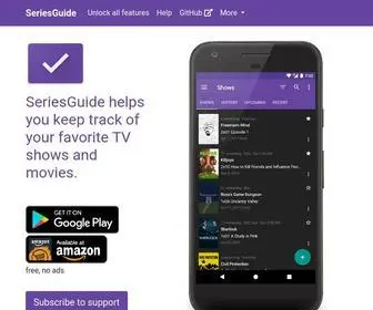 Seriesgui.de(SeriesGuide) Screenshot