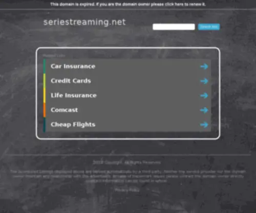 Seriestreaming.net(Seriestreaming) Screenshot