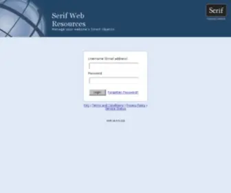 Serifwebresources.com(Serif Web Resources) Screenshot