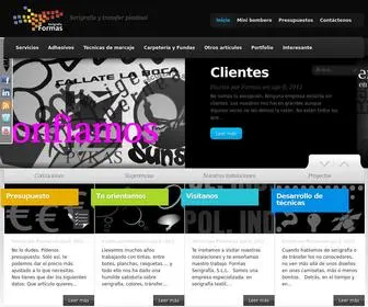 Serigrafiaformas.com(Formas Serigrafía) Screenshot