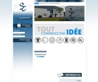 Serigraphieconcept.com(Accueil) Screenshot