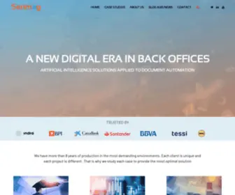 Serimag.com(Inteligencia artificial para el procesado de documentos) Screenshot