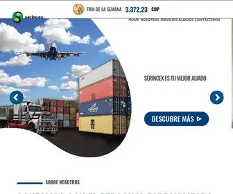 Serincex.com(Servicios Integrales en Comercio Exterior) Screenshot