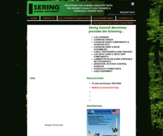 Seringsawmillmachinery.com(Log Turners Welcome To Sering Sawmill Machinery) Screenshot