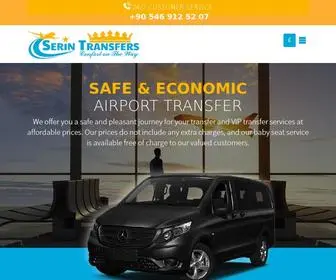 Serintransfer.com(Antalya Airport Hotel Taxi Transfers Vip Services) Screenshot