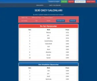 Seriokey.com(Okey ve Okey Siteleri) Screenshot