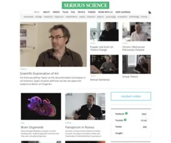 Serious-Science.org(Serious Science) Screenshot
