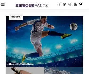 Seriousfacts.com(Serious Facts) Screenshot