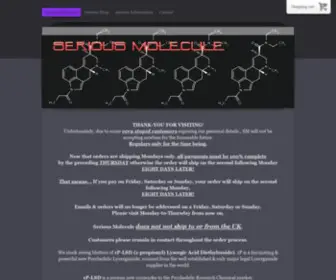 Seriousmolecule.com(Seriousmolecule) Screenshot