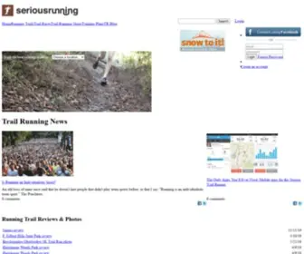Seriousrunning.com(Trail Running) Screenshot