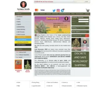 Seriousseeds.com(Serious Seeds) Screenshot