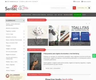 Seritec.com(Artículos personalizados y regalos de empresa) Screenshot