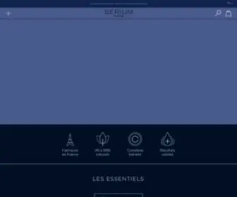 Serium.paris(Serium Paris : soins ciblés enrichis en ingrédients rares et précieux) Screenshot