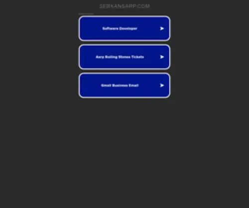 Serkansarp.com(Serkan Blog v4.93) Screenshot