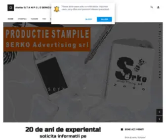 Serko.ro(Atelier S T A M P I L E SERKO Advertising srl) Screenshot