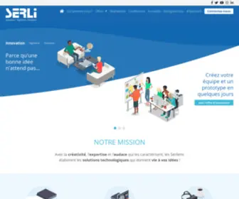 Serli.com(Entreprise de services numériques) Screenshot