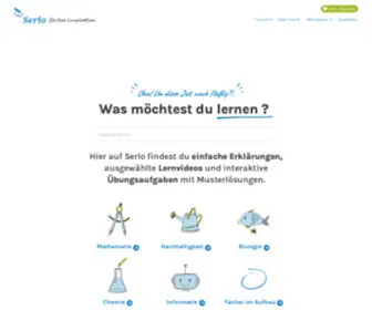 Serlo.org(Die freie Lernplattform) Screenshot