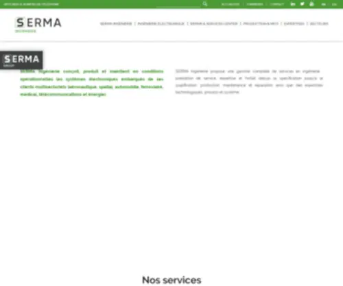Serma-Ingenierie.com(SERMA INGENIERIE) Screenshot