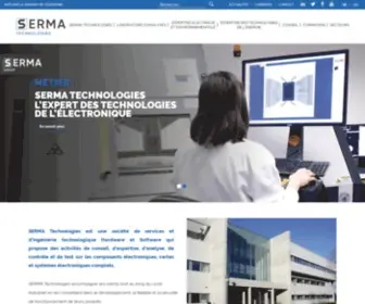 Serma-Technologies.com(SERMA Technologies) Screenshot