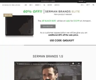 Sermanbrands.com(SERMAN BRANDS) Screenshot