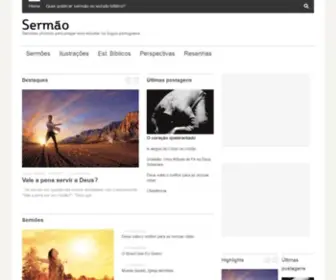 Sermao.com.br(Sermão Online) Screenshot