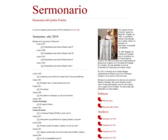 Sermonario.com(Sermones de www.fortea.ws) Screenshot