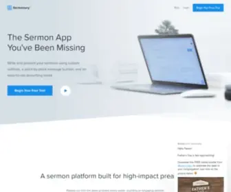 Sermonary.co(A sermon) Screenshot