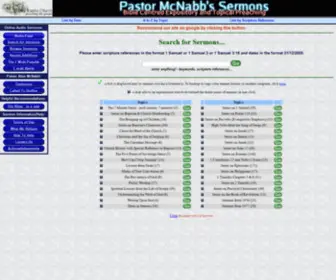 Sermonsfortoday.org(Free Audio Sermons by Alun McNabb (MP3) Screenshot
