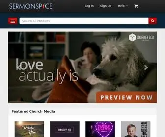 Sermonspice.com(Sermon Videos and Church Media) Screenshot